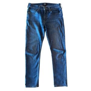 Paige Lennox‎ Slim Fit Mens Jeans 29 Blue Stretch Denim Tapered Leg Medium Wash